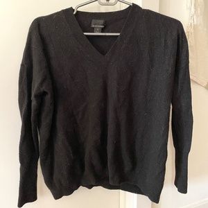 J Crew Italian Cashmere Sweater Black